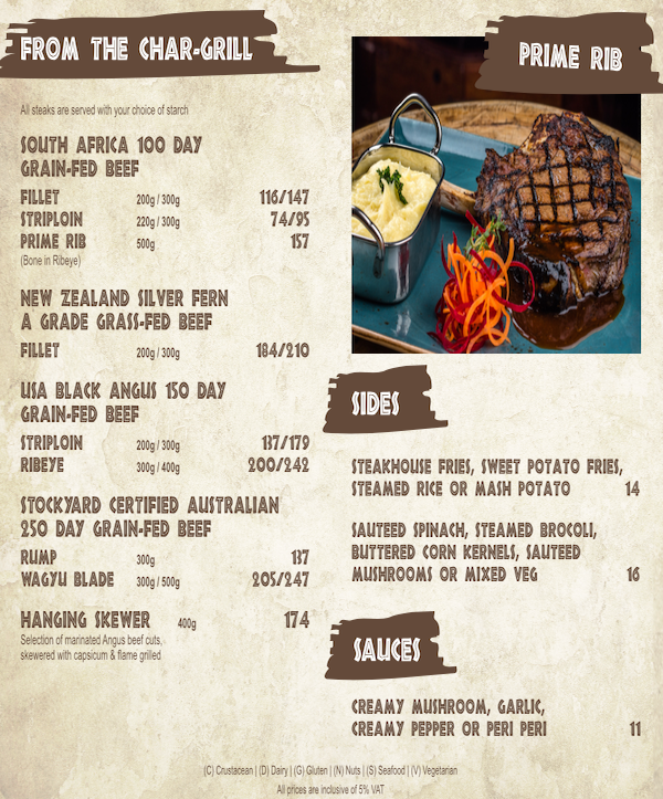 tribes dubai mall menu